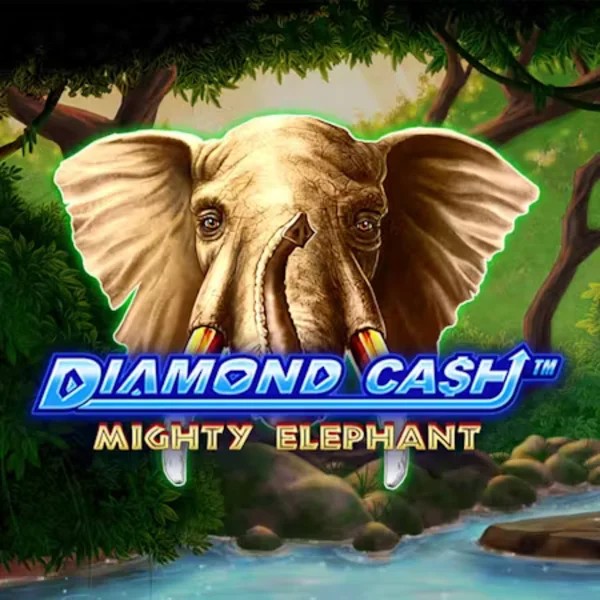 Diamond Cash Mighty Elephant slot icon by Greentube, available at Spinfin Casino