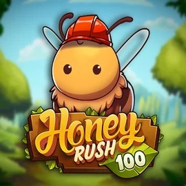 Honey Rush 100 casino game by Play'n GO – featured logo at Spinfin Casino